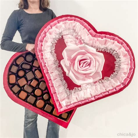 baking in a metal tin heart candy box for crafts|valentine candy box craft.